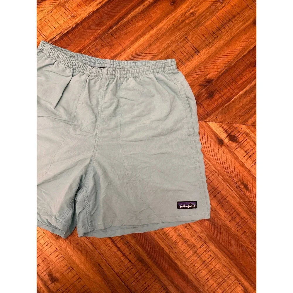 Patagonia Baggies Swim Shorts Men’s Small Turquoise Aqua 5” Inseam